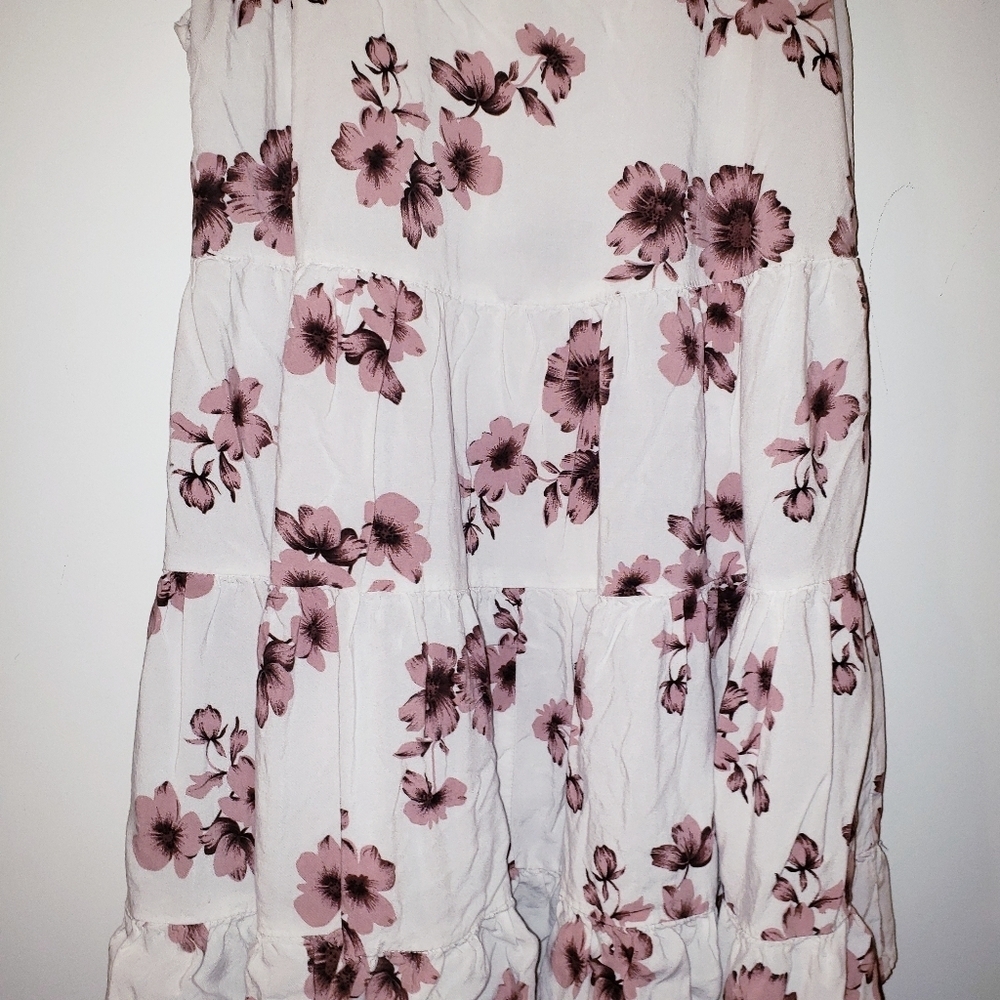 Brandy Melville Floral Tiered Ruffle Tunic - Picture 3 of 6